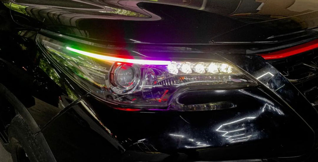 Beberapa ide modifikasi lampu Bi-Led pada toyota fortuner